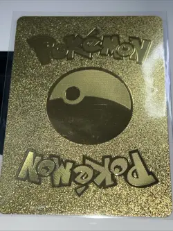 Gold Pokemon Card Collectible/Gift MEW - Image 2