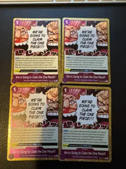 OP07-077 We're Going To Claim The One Piece!!! Playset 4x One Piece Card Game - Image 1