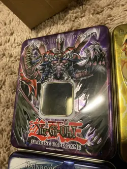 Yu-Gi-Oh! Empty Collectible Tins From 2007 2008 Trading Card Game Lot Of 8 - Image 2
