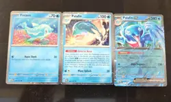 Lot 3 cards Pokemon Holo Promo Finizen Palafin & Palafin ex SVP 126 - Image 1
