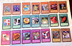 Vintage Yugioh 1996 First Edition Cards - Lot of 21 - Image 1