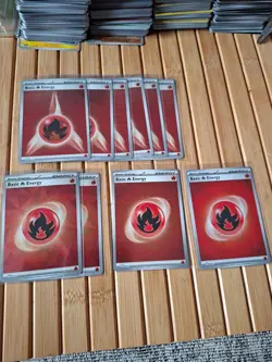 Pokemon TCG Holo Energy Bundle - Fire - 10x Cards - Image 1