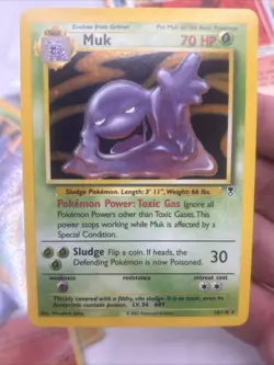 Pokemon TCG Muk Legendary Collection Holo Card 16/110 Rare - Image 1