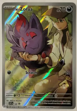 N's Zorua 189 Sv: Scarlet & Violet Promo Cards Holo - Image 1