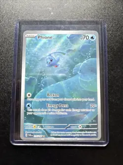Phione Illustration Rare Pokemon TCG Sv06: Twilight Masquerade Holo Card 175/167 - Image 1