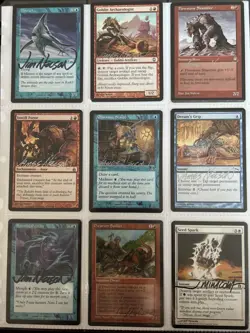 MTG-5 Mixed Lot Of Signed Magic The Gathering Cards (MTG) - Image 1