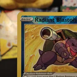 Radiant Blastoise 018/078 - Pokemon GO - Near Mint NM Ultra Rare Pokemon Card - Image 2