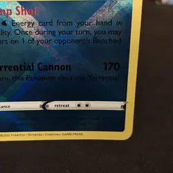 Radiant Blastoise 018/078 - Pokemon GO - Near Mint NM Ultra Rare Pokemon Card - Image 4