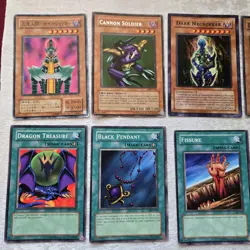 Vintage Yugioh 1996 First Edition Cards - Lot of 21 - Image 2