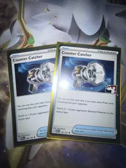 Pokemon TCG Counter Catcher Card 160/182 Play Prize Pack Cosmo Holo X2 - Image 1