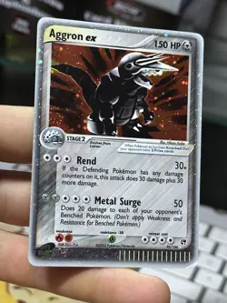 Aggron ex 95/100 EX Sandstorm 2003 Holo Rare Pokemon Card TCG - Image 4
