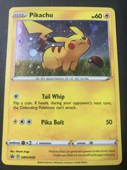 Pikachu SWSH039 SWSH: Sword & Shield Promo Cards Holo - Image 1