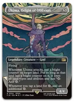 Ultima, Origin of Oblivion (Borderless) #324 (NM) Final Fantasy FIN Magic MTG - Image 1