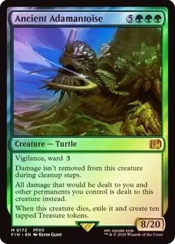 Foil Ancient Adamantoise 172 Final Fantasy MTG Magic The Gathering M/NM - Image 1