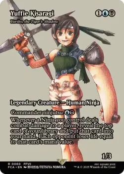 MTG - Yuffie Kisaragi - Yuriko, the Tiger's Shadow - Showcase #60 FCA NM - Image 1