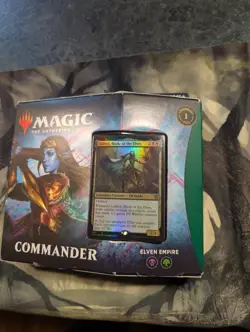 Elven Empire, MTG Sealed Kaldheim Commander Deck 630509922307 - Image 1
