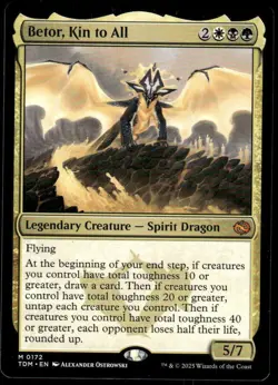 1 x Betor, Kin to All - Tarkir: Dragonstorm NM-Mint - MTG - Image 1