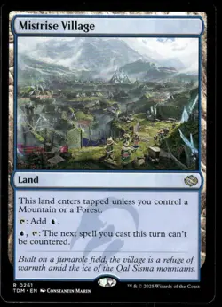 1 x Mistrise Village - Tarkir: Dragonstorm NM-Mint - MTG - Image 1