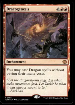 1 x Dracogenesis - Tarkir: Dragonstorm NM-Mint - MTG - Image 1