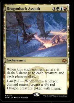 1 x Dragonback Assault - Tarkir: Dragonstorm NM-Mint - MTG - Image 1