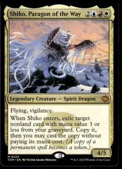 1 x Shiko, Paragon of the Way - Tarkir: Dragonstorm NM-Mint - MTG - Image 1