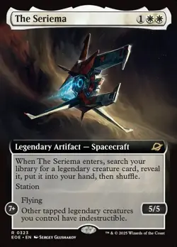 The Seriema *** Extended Art FOIL *** - MTG EOE Edge of Eternities - NM/MINT - Image 1