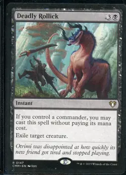 2023 Magic the Gathering Deadly Rollic Instant Commander Masters Near Mint - Image 1