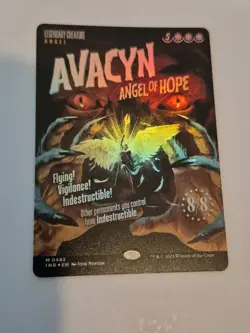 Foil Avacyn, Angel Of Hope (borderless) Magic MTG Innistrad Remastered 482 NM x1 - Image 1