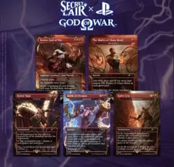 MTG God of War: Greek Foil Edition Secret Lair Playstation New Sealed In Hand! - Image 2