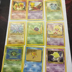 Vintage Pokemon Cards Lot (47 Cards) Pokemon TCG (includes Mew Promo) - Image 2