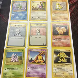 Vintage Pokemon Cards Lot (47 Cards) Pokemon TCG (includes Mew Promo) - Image 5