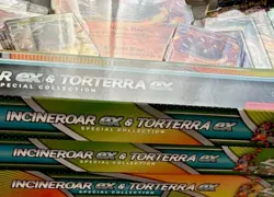 Lot of (3) Pokemon Incineroar Ex & Torterra Ex Special Collection Box Sealed 🔥 - Image 2