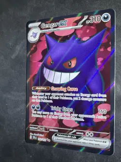 ✅Pokemon TCG Gengar ex 193/162 Ultra Rare SV05: Temporal Forces Full Art NM🇺🇸 - Image 4