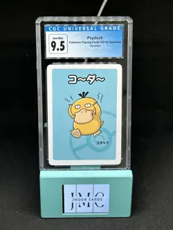 CGC 9.5 Blue Label Pokemon Psyduck Old Maid 2019 Japanese Mint - Image 1