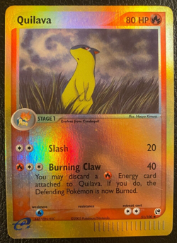 Pokemon TCG - Quilava 51/100 - EX Sandstorm (2003) - Reverse Holo - LP - Image 1