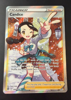 Candice (Full Art) 189/195 Swsh12: Sword & Shield - Silver Tempest Holo Pokemon - Image 3