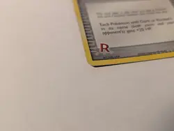 Rocket's Hideout W Center Swirl! 87/109 Team Rocket Returns Stamped Pokemon! - Image 3
