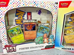 Pokemon TCG Prismatic Evolutions and 151 Poster Collection Bundle NEW - Image 2