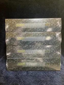 Pokemon Mega Charizard X Ex Ultra Premium Collection x4 Factory Sealed In Hand - Image 5