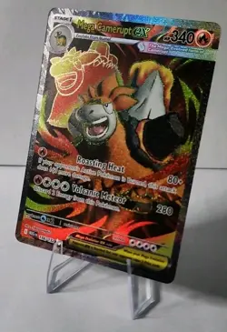 Pokemon TCG Mega Camerupt EX Full Art 156/132 Mega Evolution Near Mint - Image 1