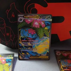 Pokemon TCG Mega Venusaur ex 155/132 Me01: Mega Evolution Full Art Ultra Rare - Image 1