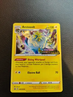 Pokemon TCG - Arctozolt SWSH036 Darkness Ablaze Stamped Prerelease Promo - Image 1