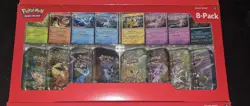 Costco Pokemon TCG Prismatic Evolutions 8 Pack Mini Tin With Promos - Image 1