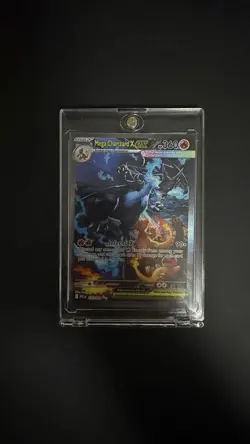 Mega Charizard X ex 125/094 pokemon Mega Evolution Phantasmal Flames NEAR MINT - Image 1
