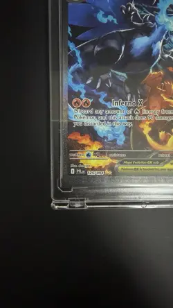 Mega Charizard X ex 125/094 pokemon Mega Evolution Phantasmal Flames NEAR MINT - Image 4