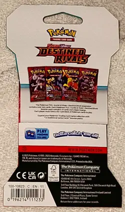 Pokemon TCG: Scarlet and Violet Destined Rivals x1 Booster Pack Sealed - Image 2