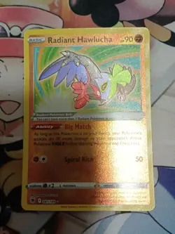 Pokemon TCG Astral Radiance Radiant Hawlucha Rare 081/189 - Image 2