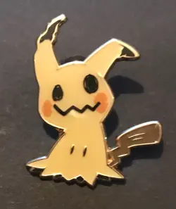 Mimikyu Pokemon Pin Badge Metal 2015 From Shiny Pin Box RARE - Image 1