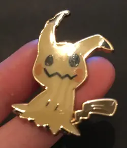 Mimikyu Pokemon Pin Badge Metal 2015 From Shiny Pin Box RARE - Image 3
