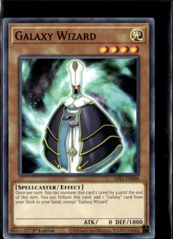 Yu-Gi-Oh! Galaxy Wizard LDS2-EN048 1st Edition Non Holo - Image 1
